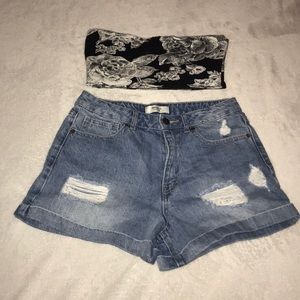 Hot gal flower bandeau